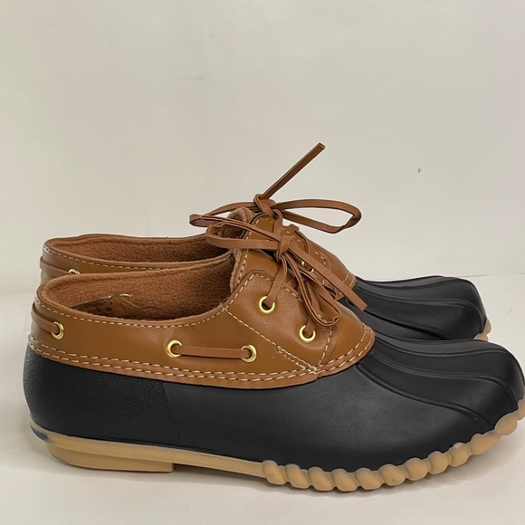 Outwoods Autumn 81439-155 Womens Brown Blue Duck Rain Camping Boots Shoes Sz. 6 - Picture 6 of 11